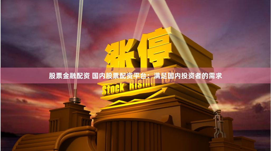 股票金融配资 国内股票配资平台：满足国内投资者的需求