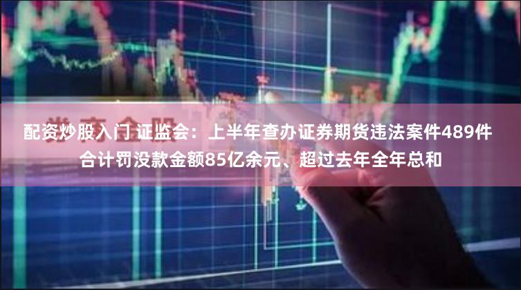 配资炒股入门 证监会：上半年查办证券期货违法案件489件 合计罚没款金额85亿余元、超过去年全年总和