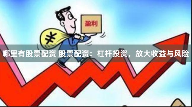 哪里有股票配资 股票配资：杠杆投资，放大收益与风险